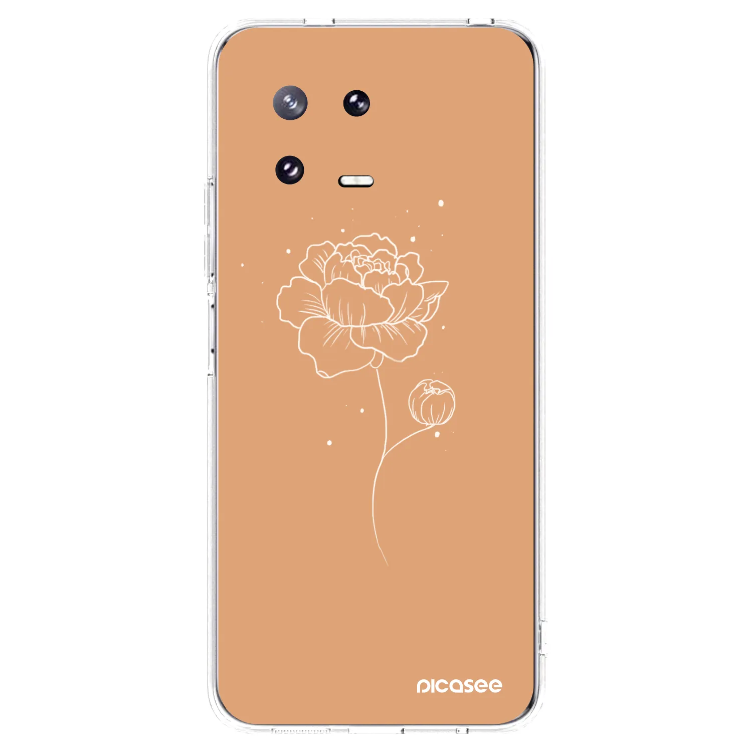 Picasee silikonski prozorni ovitek za Xiaomi 13 Pro - Peonies