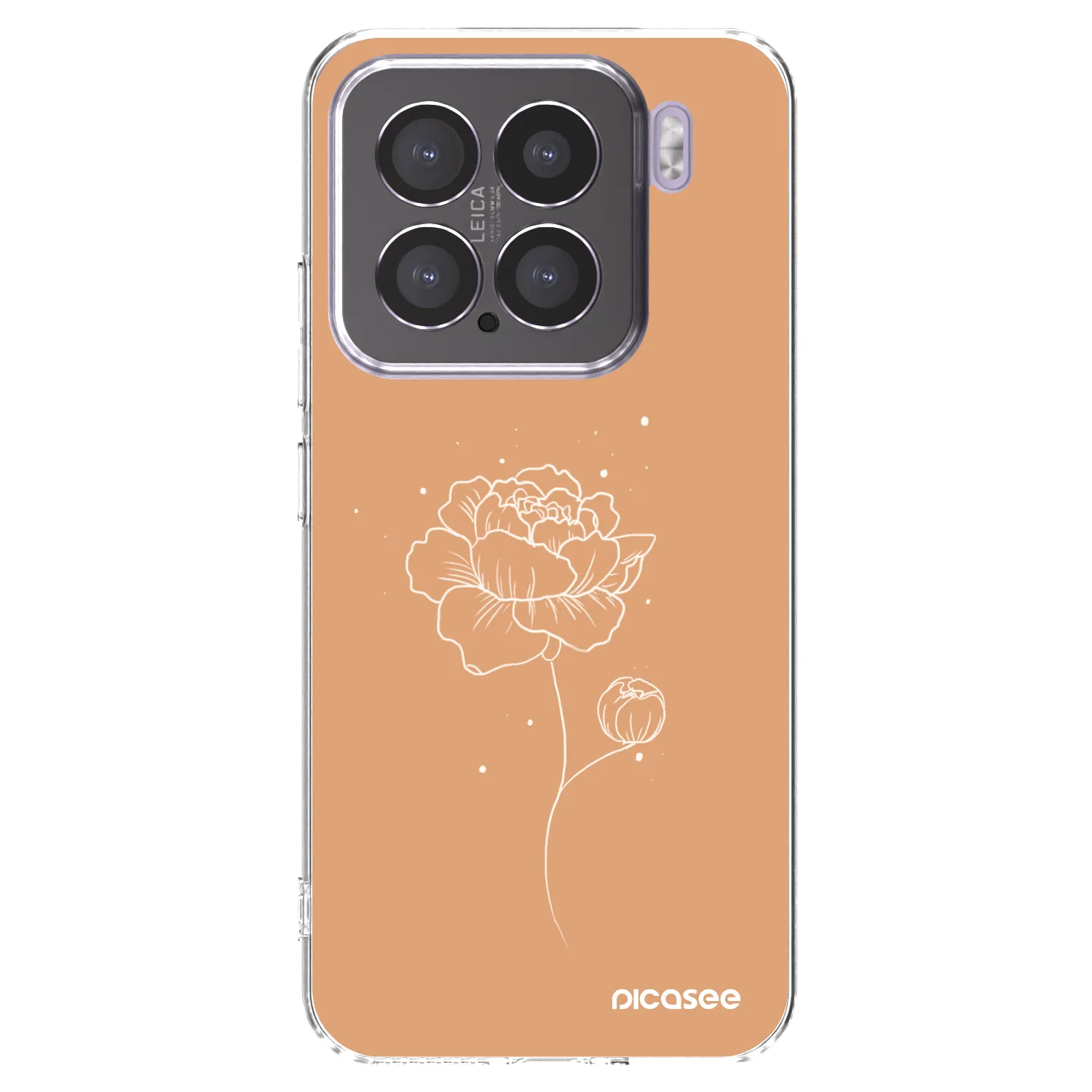 Picasee silikonski prozorni ovitek za Xiaomi 15 - Peonies