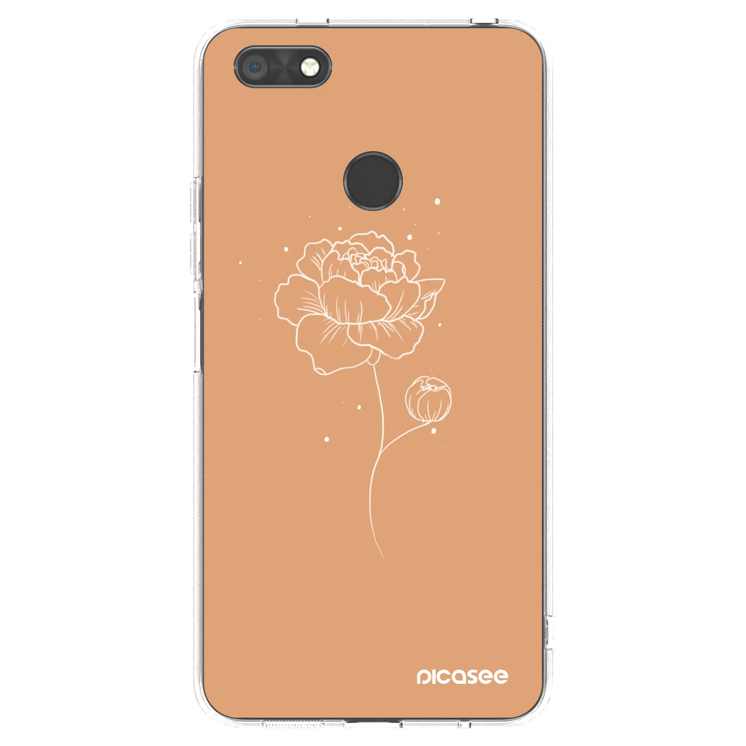 Picasee silikonski prozorni ovitek za Huawei P9 Lite Mini - Peonies