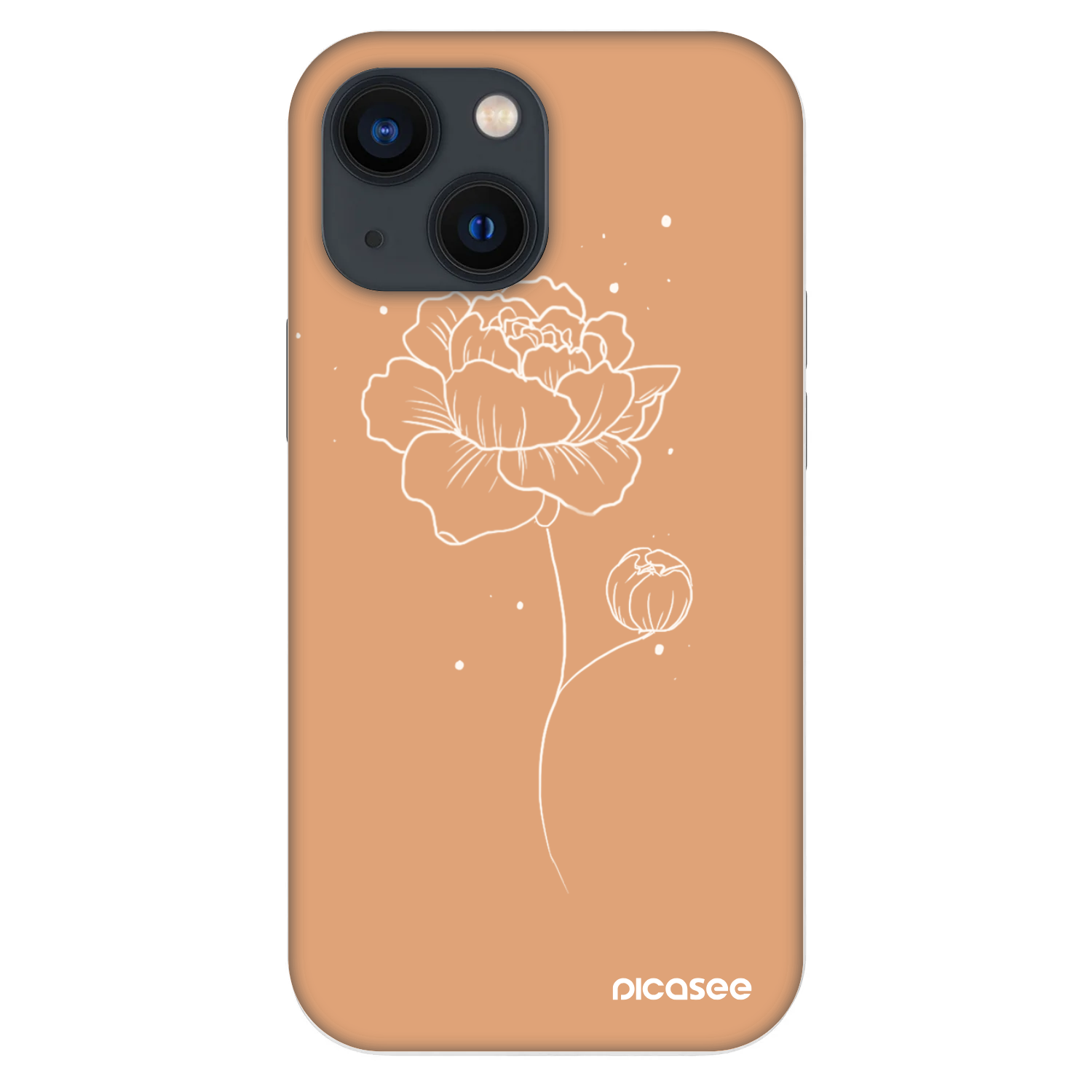 Picasee Fashion Case za Apple iPhone 13 mini - Peonies
