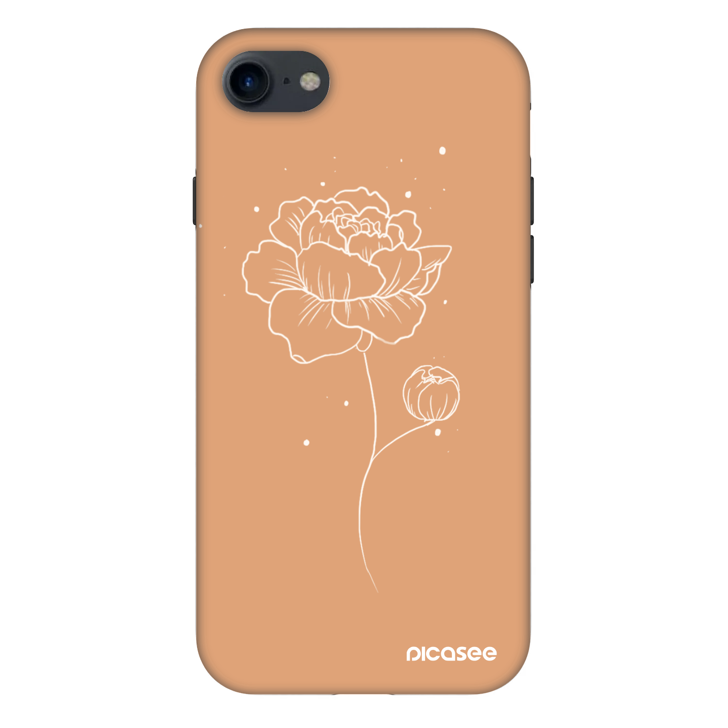 Picasee Fashion Case za Apple iPhone 7 - Peonies
