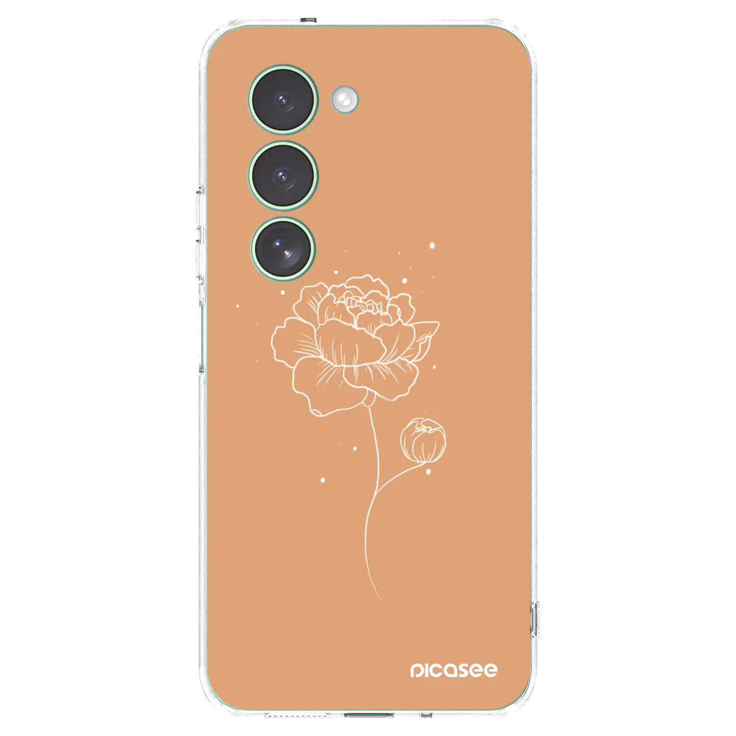 Picasee silikonski prozorni ovitek za Xiaomi Redmi 15 5G - Peonies