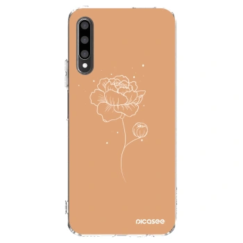 Picasee silikonski prozorni ovitek za Honor 9X Pro - Peonies