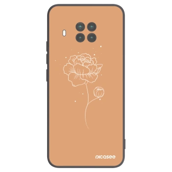 Picasee silikonski črni ovitek za Xiaomi Mi 10T Lite - Peonies