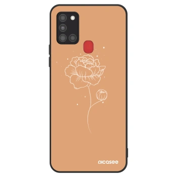 Ovitek za Samsung Galaxy A21s - Peonies