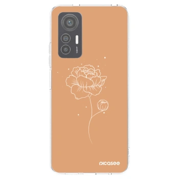Picasee silikonski prozorni ovitek za Xiaomi 12 Lite - Peonies