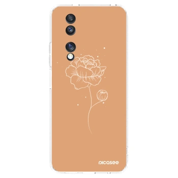 Picasee silikonski prozorni ovitek za Honor 70 - Peonies