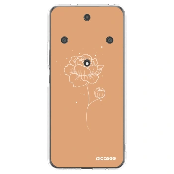 Picasee silikonski prozorni ovitek za Honor Magic5 Lite 5G - Peonies