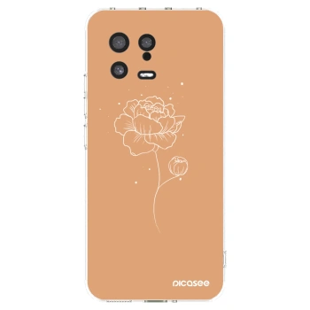 Picasee silikonski prozorni ovitek za Xiaomi 13 - Peonies