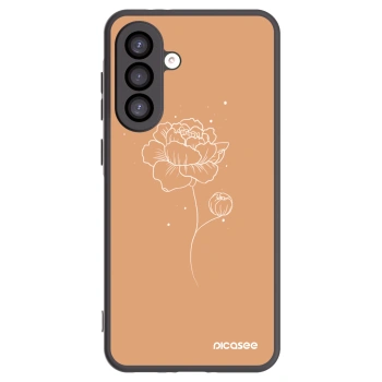 Picasee silikonski črni ovitek za Samsung Galaxy A26 5G A266B - Peonies