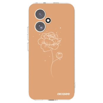 Picasee silikonski prozorni ovitek za Honor 400 5G - Peonies