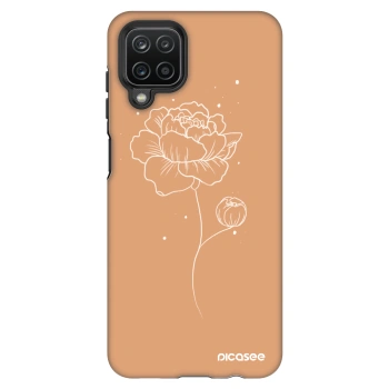 Ovitek za Samsung Galaxy A12 A125F - Peonies