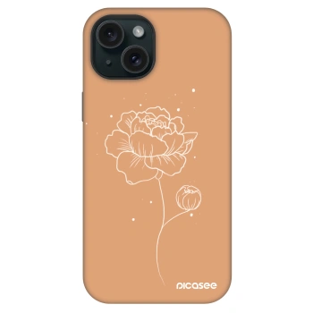 Picasee Fashion Case MagSafe za Apple iPhone 15 - Peonies
