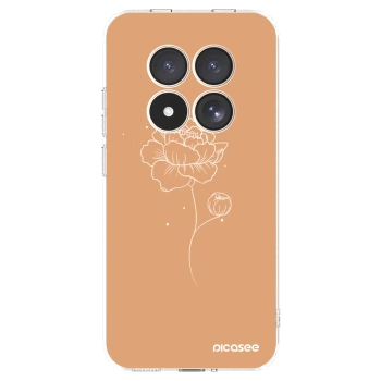 Picasee silikonski prozorni ovitek za Xiaomi Redmi Note 15 Pro 4G - Peonies