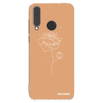 Picasee silikonski prozorni ovitek za Honor 20 Lite - Peonies