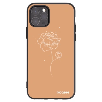 Picasee silikonski črni ovitek za Apple iPhone 11 Pro - Peonies
