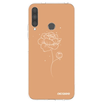 Picasee silikonski prozorni ovitek za Huawei P40 Lite E - Peonies