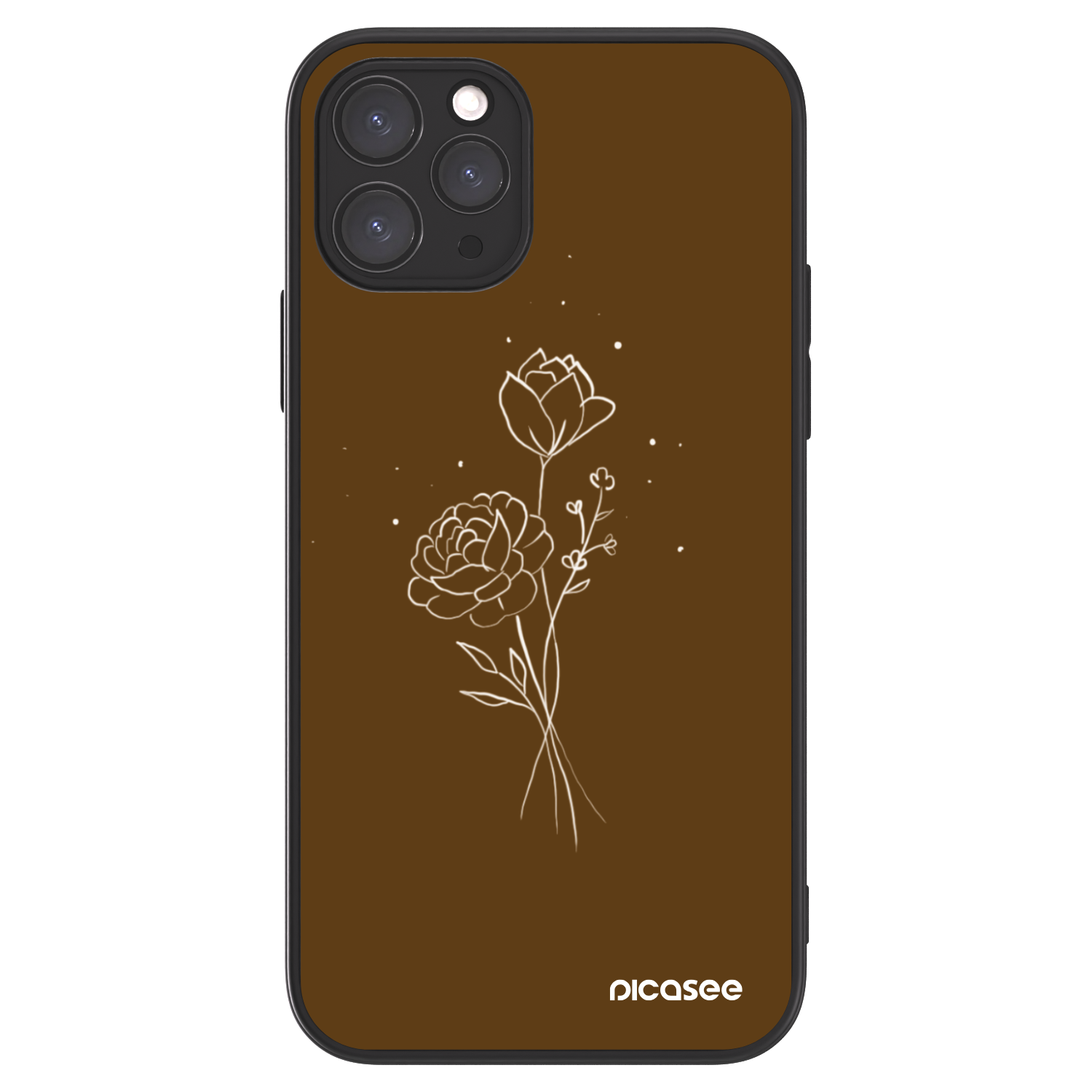 Picasee ULTIMATE CASE za Apple iPhone 11 Pro - Brown flowers