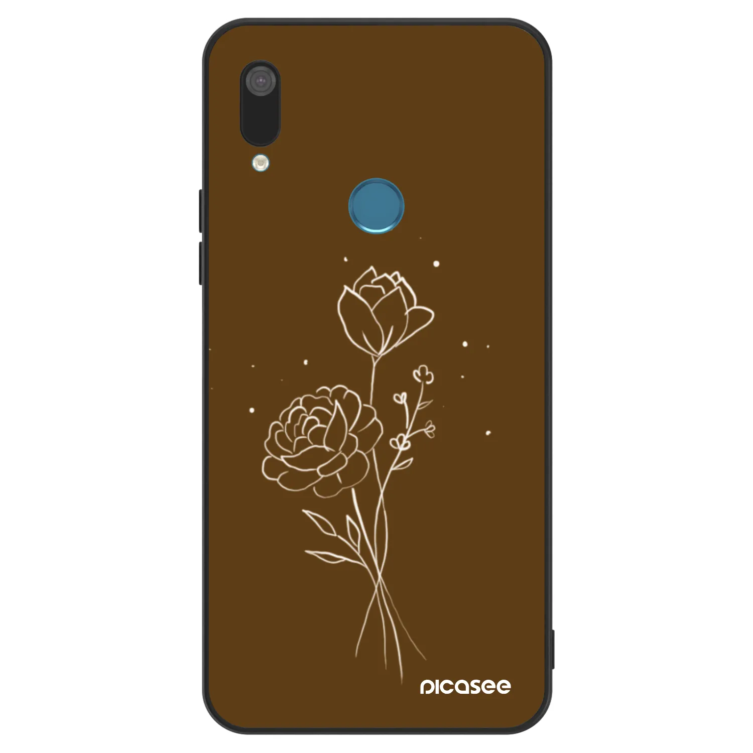 Picasee ULTIMATE CASE za Huawei Y7 2019 - Brown flowers