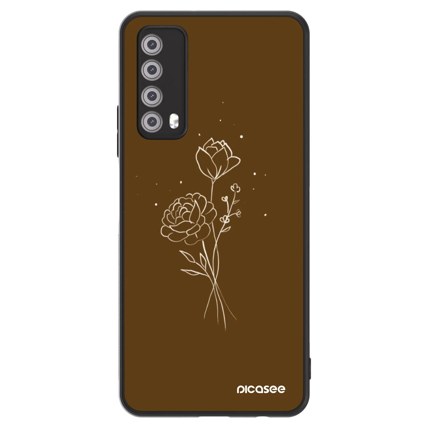 Picasee ULTIMATE CASE za Huawei P Smart 2021 - Brown flowers