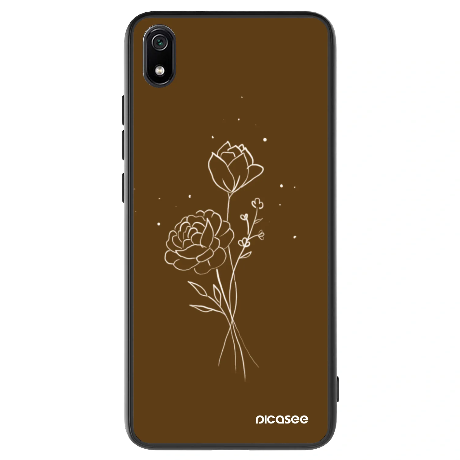 Picasee ULTIMATE CASE za Xiaomi Redmi 7A - Brown flowers