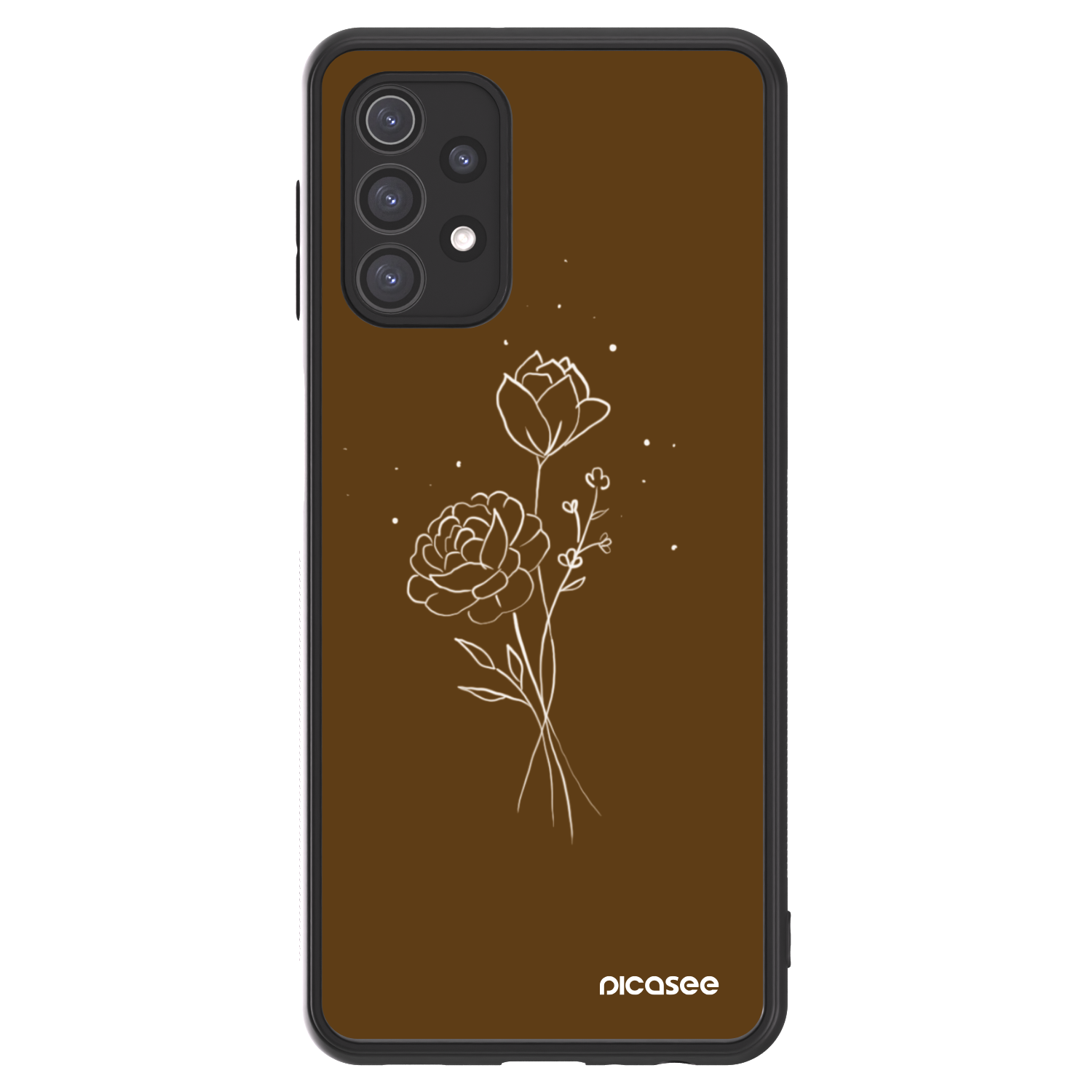 Picasee ULTIMATE CASE za Samsung Galaxy A32 5G A326B - Brown flowers
