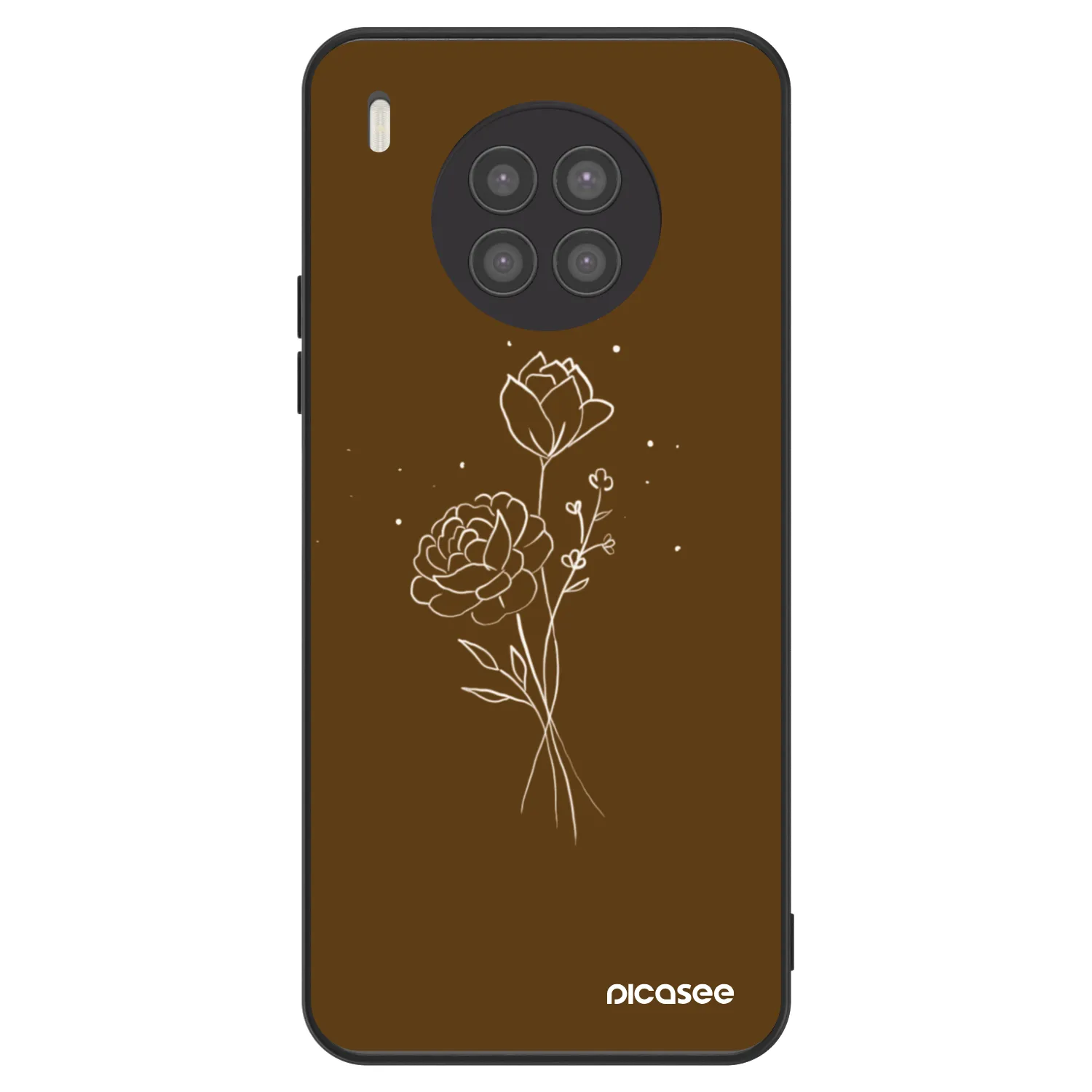 Picasee ULTIMATE CASE za Huawei Nova 8i - Brown flowers