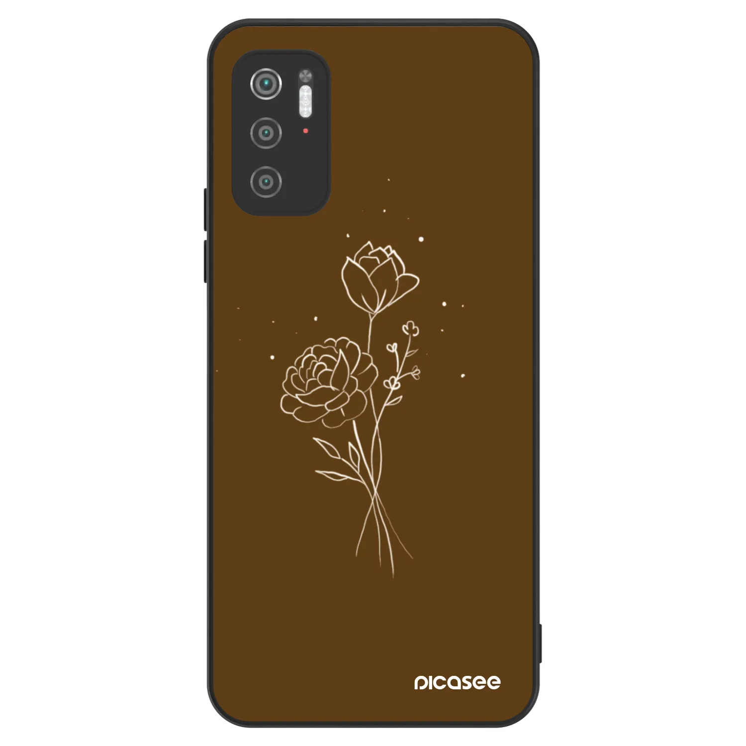 Picasee ULTIMATE CASE za Xiaomi Poco M3 Pro 5G - Brown flowers