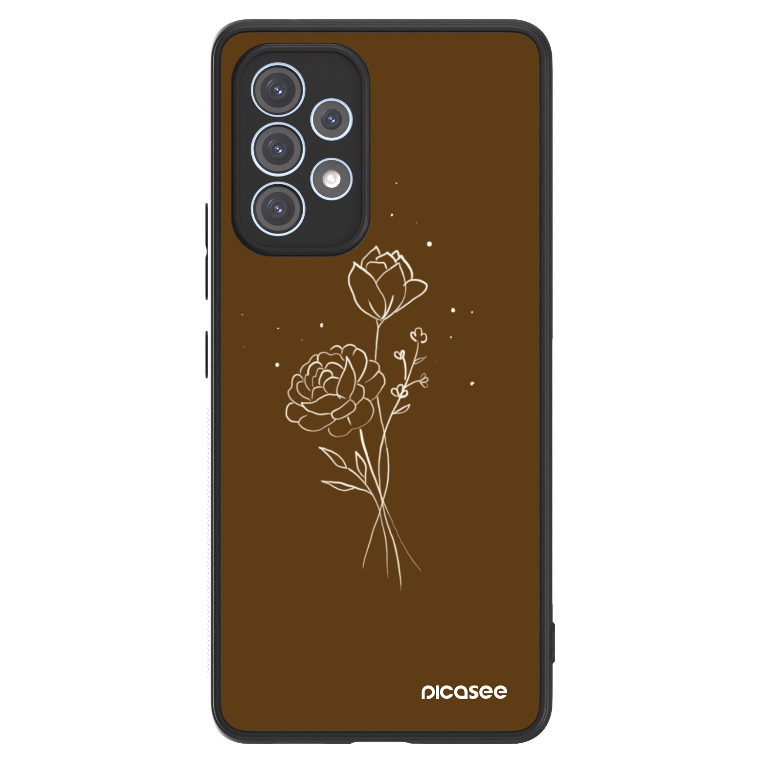 Picasee ULTIMATE CASE za Samsung Galaxy A53 5G A536 - Brown flowers