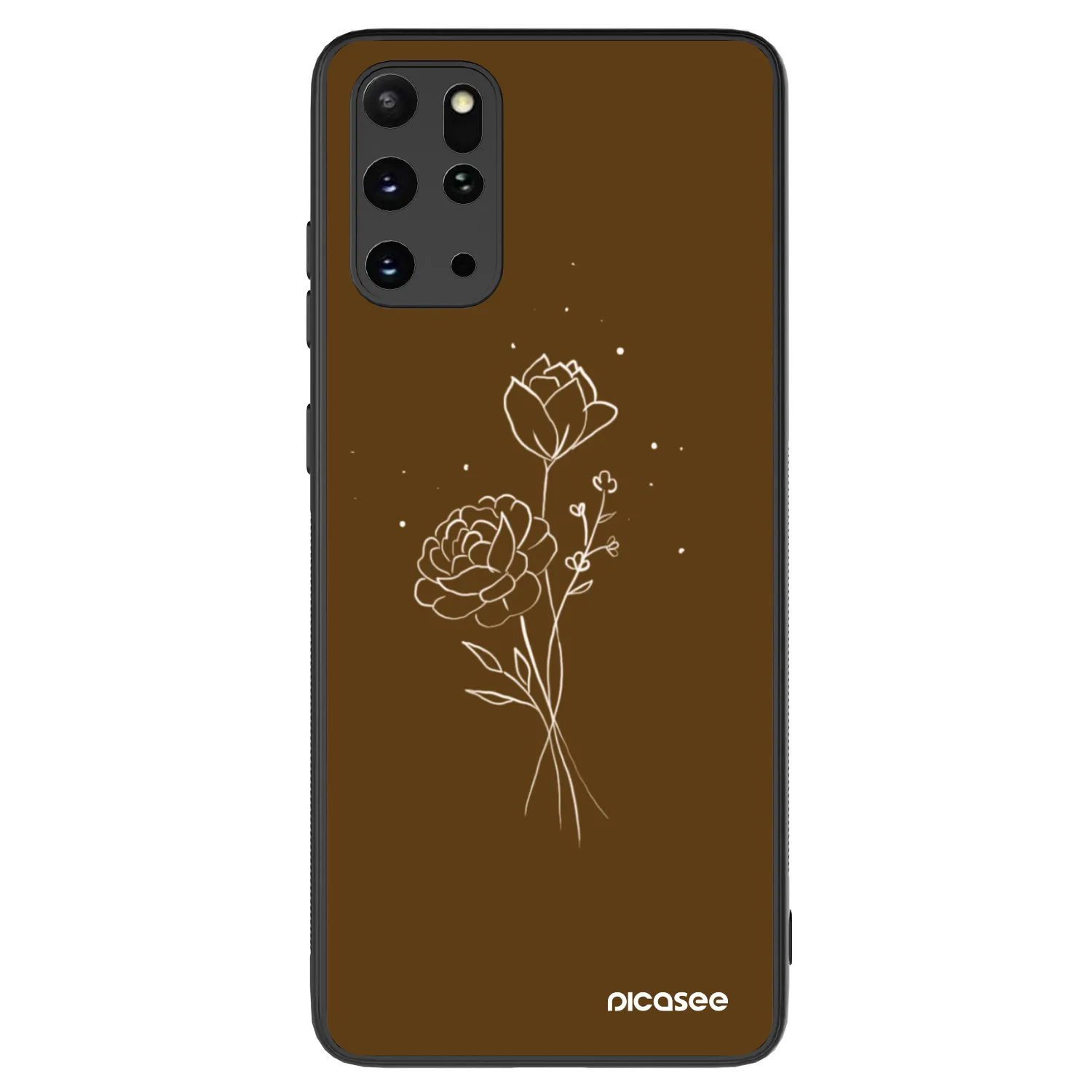 Picasee ULTIMATE CASE za Samsung Galaxy S20+ G985F - Brown flowers
