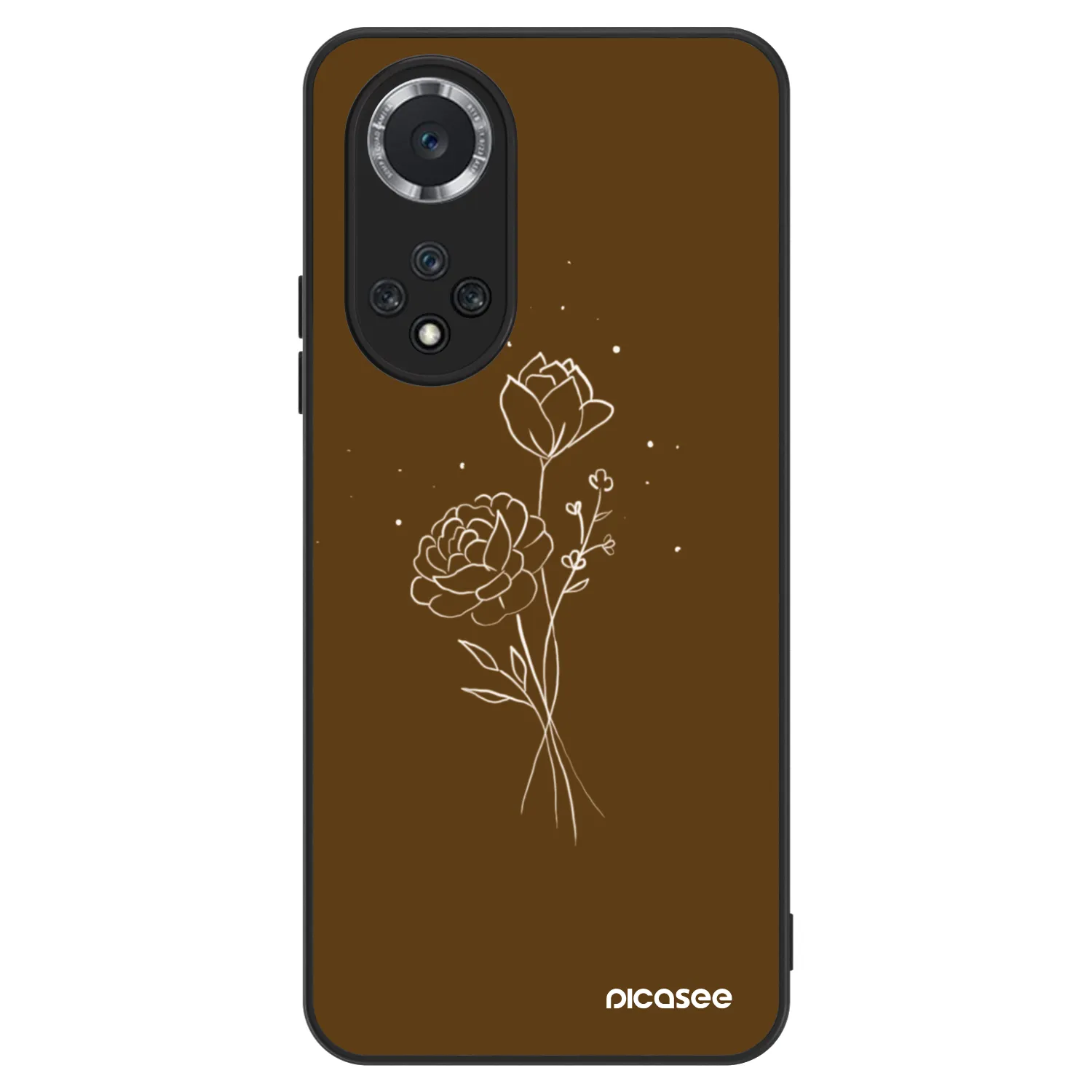 Picasee ULTIMATE CASE za Huawei Nova 9 SE - Brown flowers