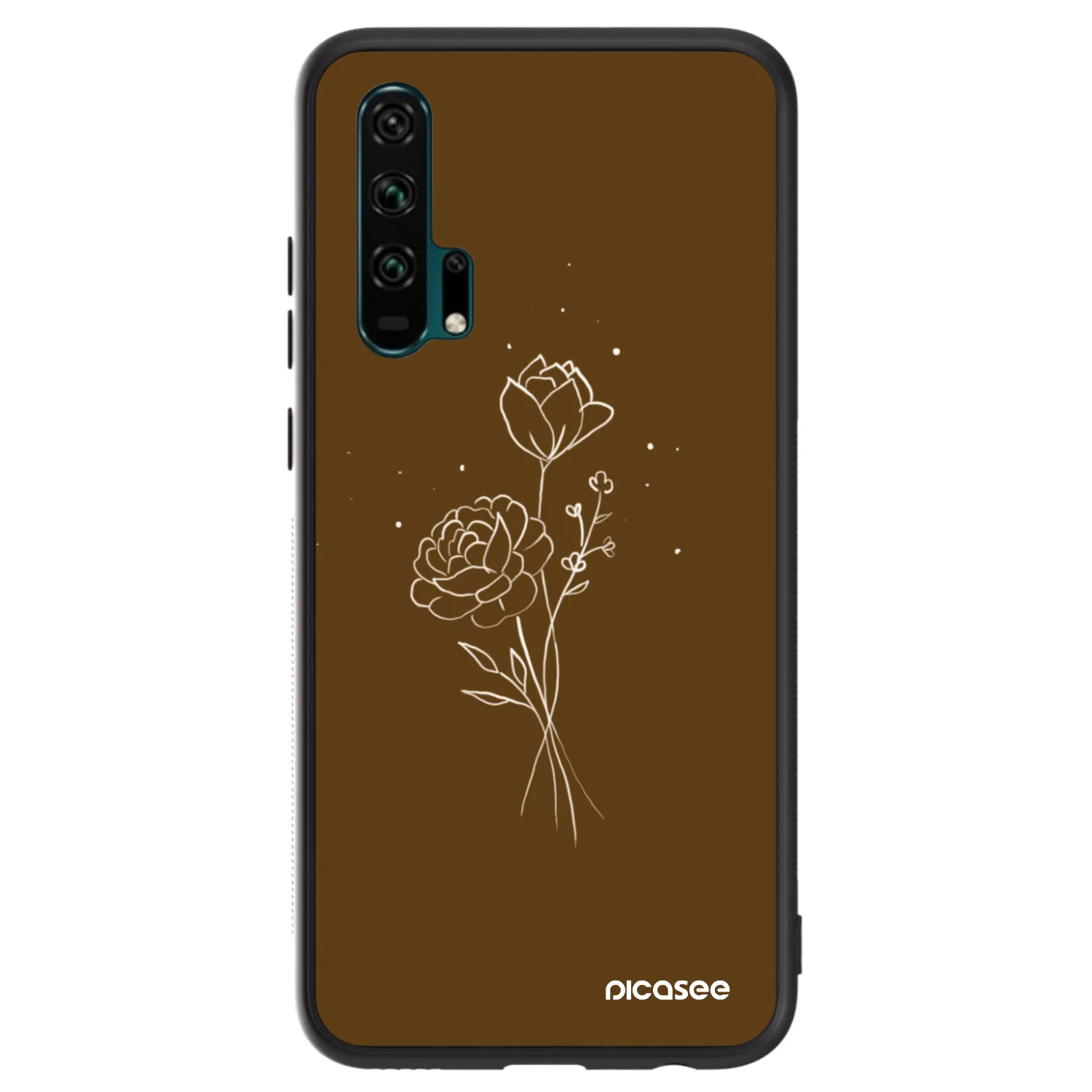 Picasee ULTIMATE CASE za Honor 20 Pro - Brown flowers