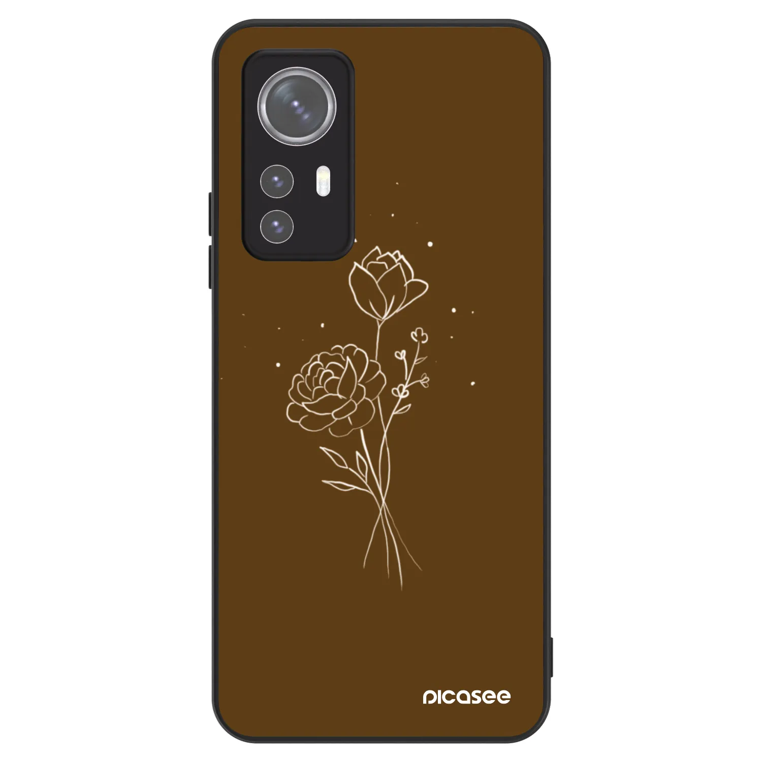 Picasee ULTIMATE CASE za Xiaomi 12X - Brown flowers