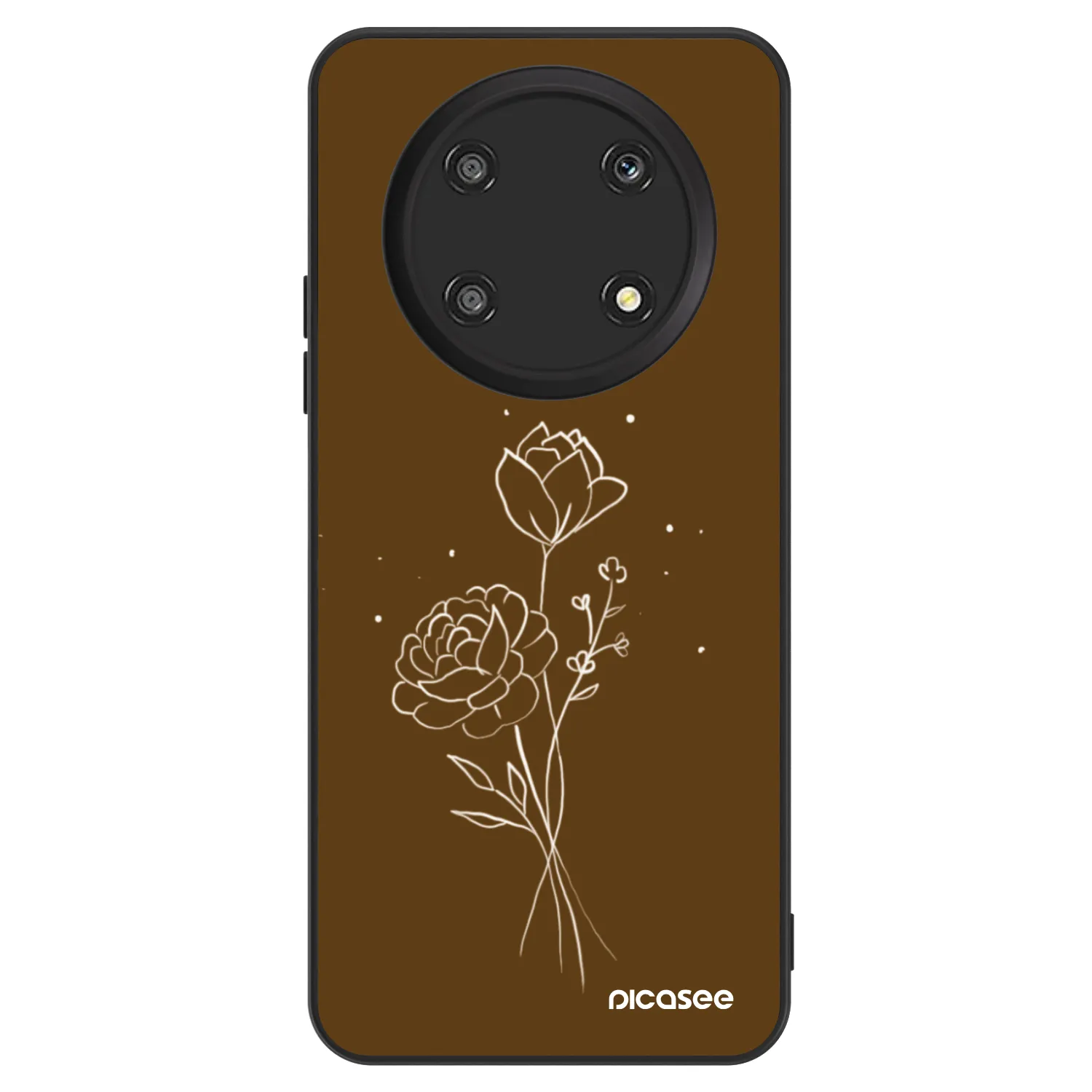 Picasee ULTIMATE CASE za Honor Magic4 Lite 5G - Brown flowers