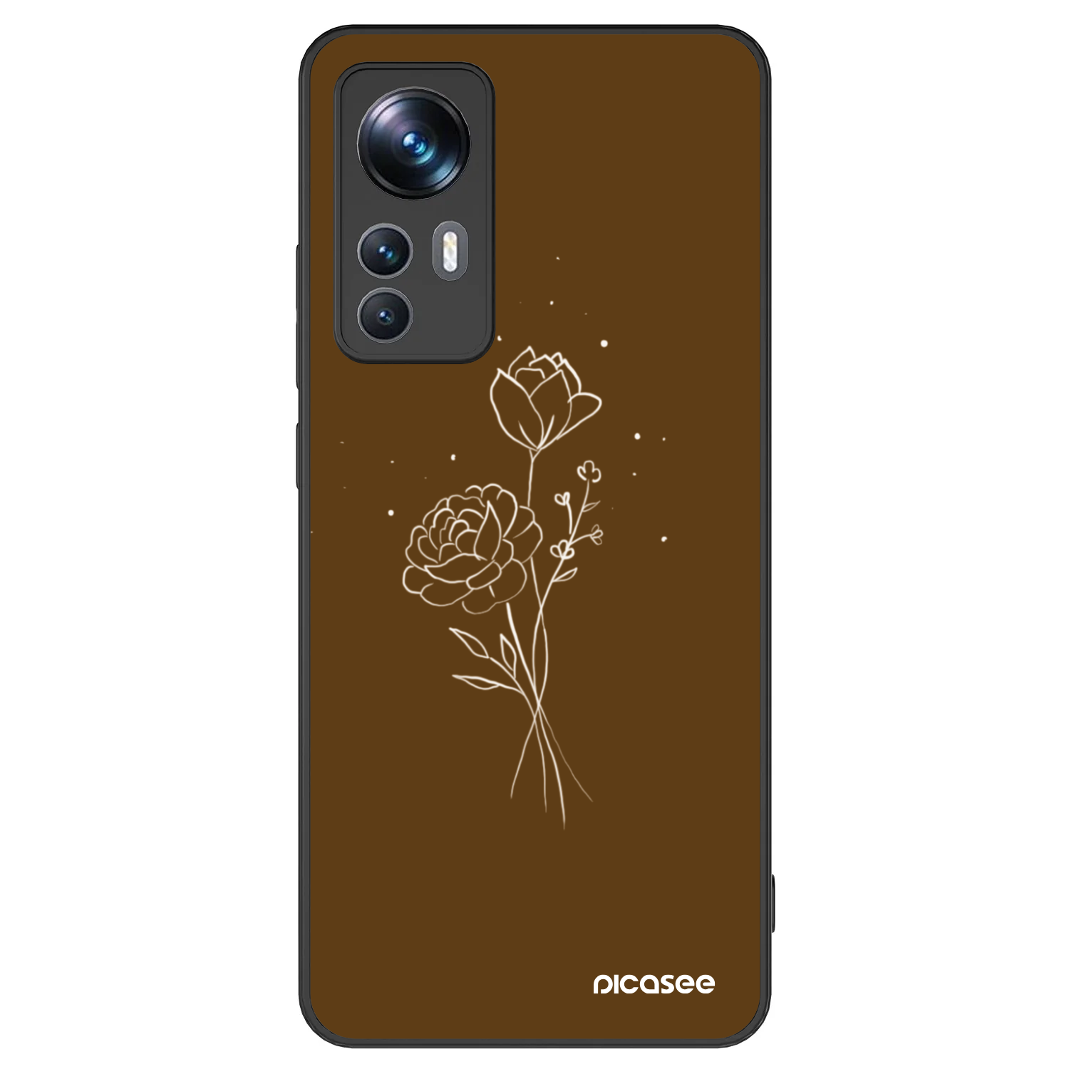 Picasee ULTIMATE CASE za Xiaomi 12T - Brown flowers