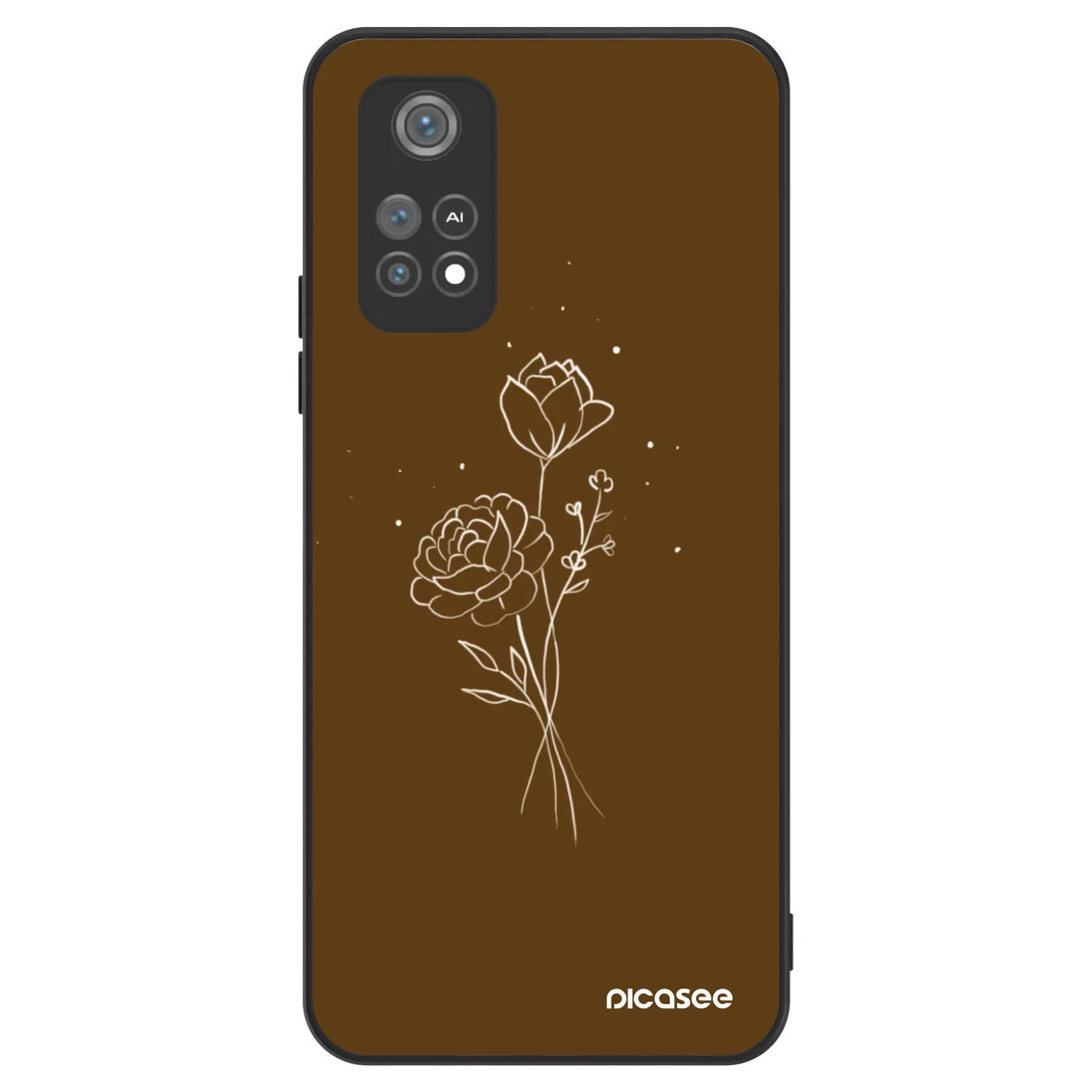 Picasee ULTIMATE CASE za Xiaomi Poco M4 Pro - Brown flowers