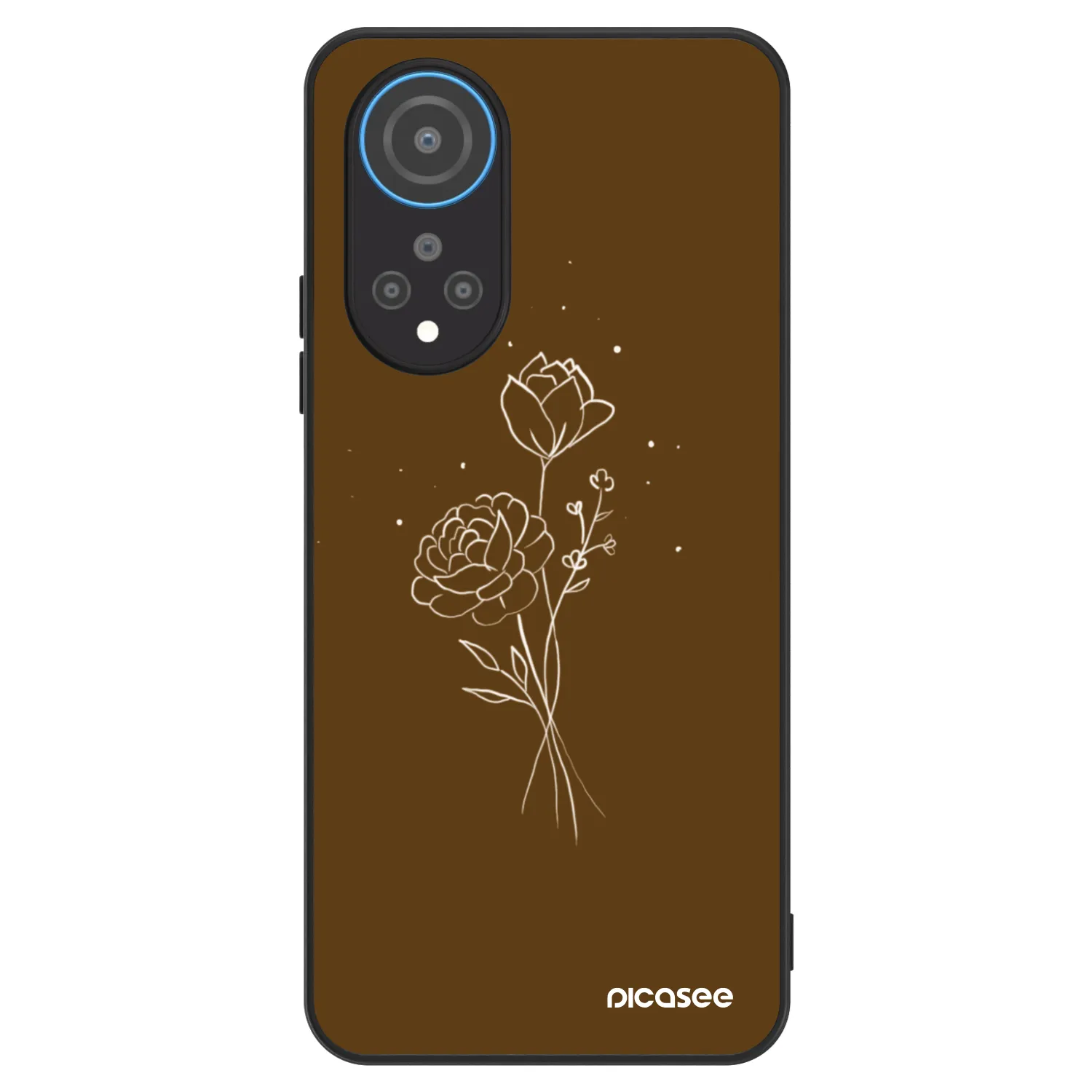 Picasee ULTIMATE CASE za Honor X7 - Brown flowers