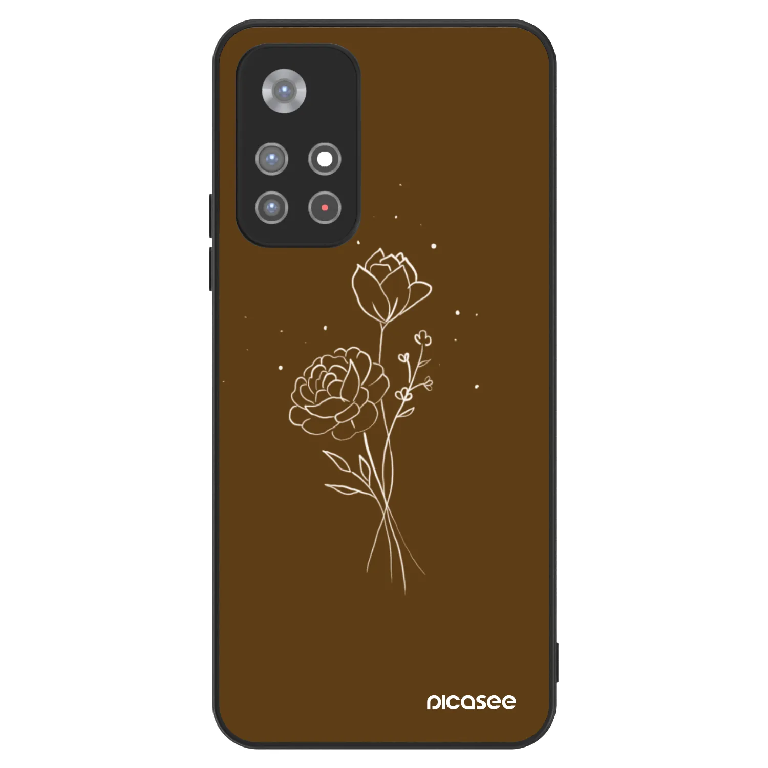Picasee ULTIMATE CASE za Xiaomi Redmi Note 11S 5G - Brown flowers