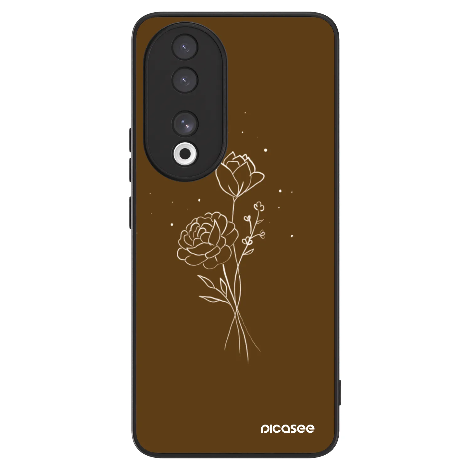 Picasee ULTIMATE CASE za Honor 90 5G - Brown flowers
