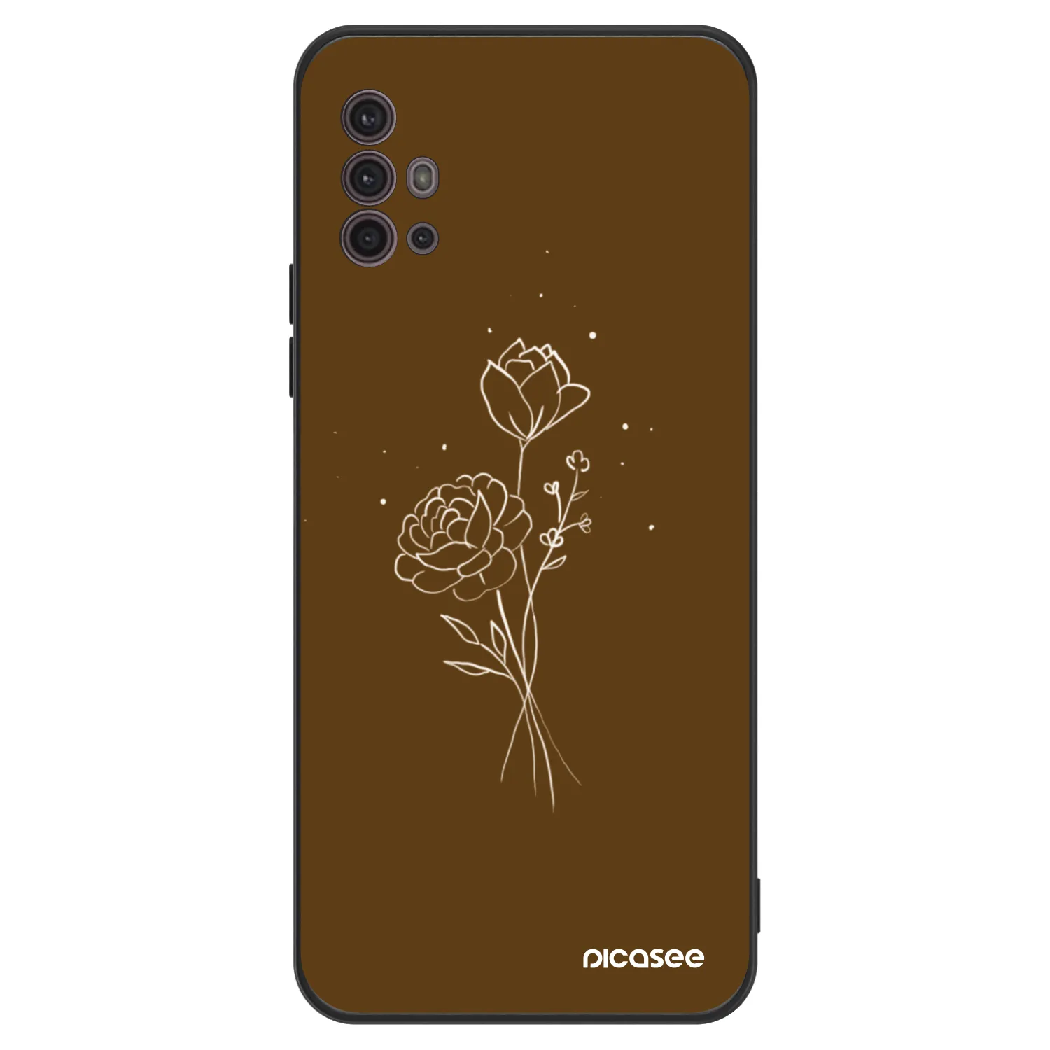 Picasee ULTIMATE CASE za Motorola Moto G30 - Brown flowers