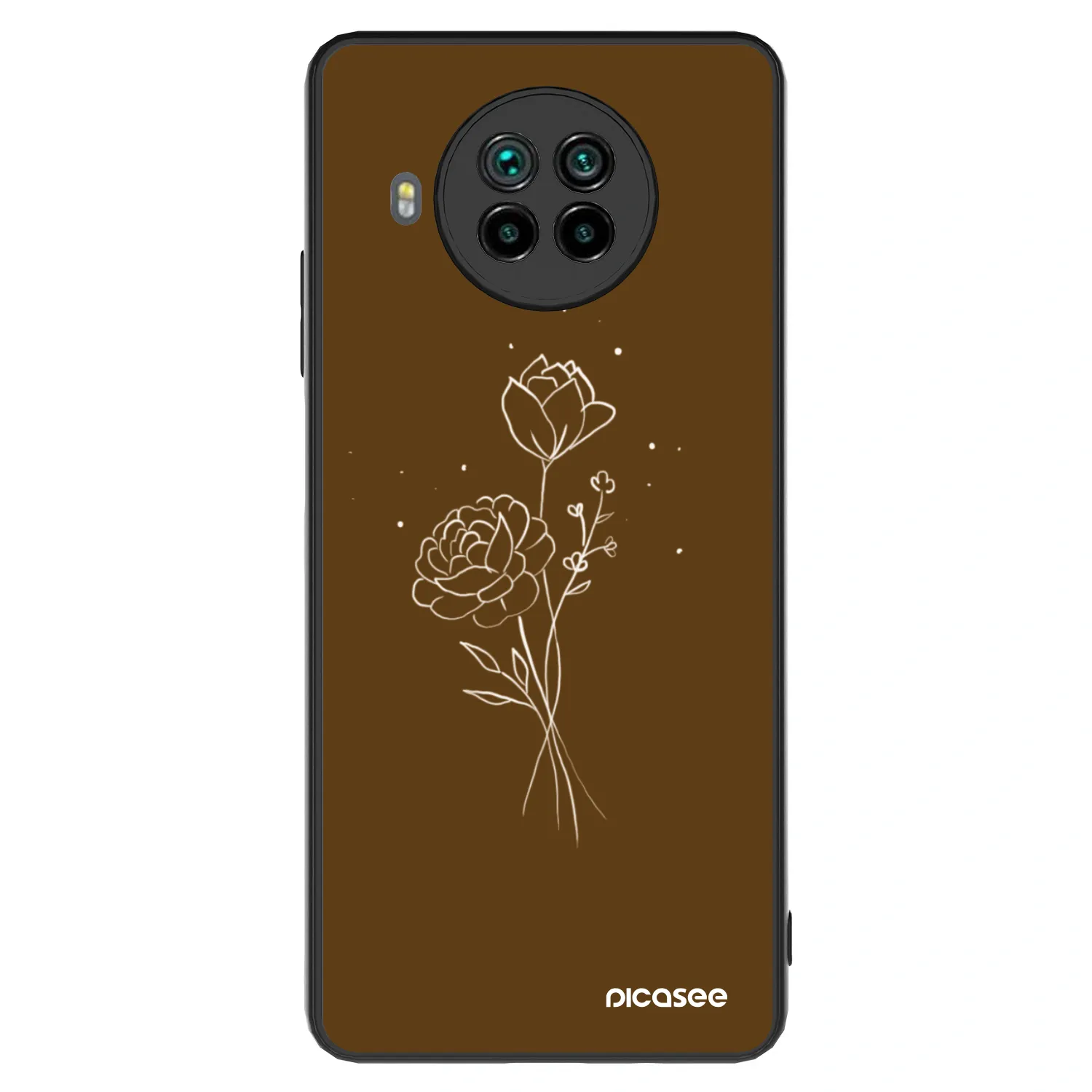 Picasee ULTIMATE CASE za Xiaomi Mi 10T Lite - Brown flowers