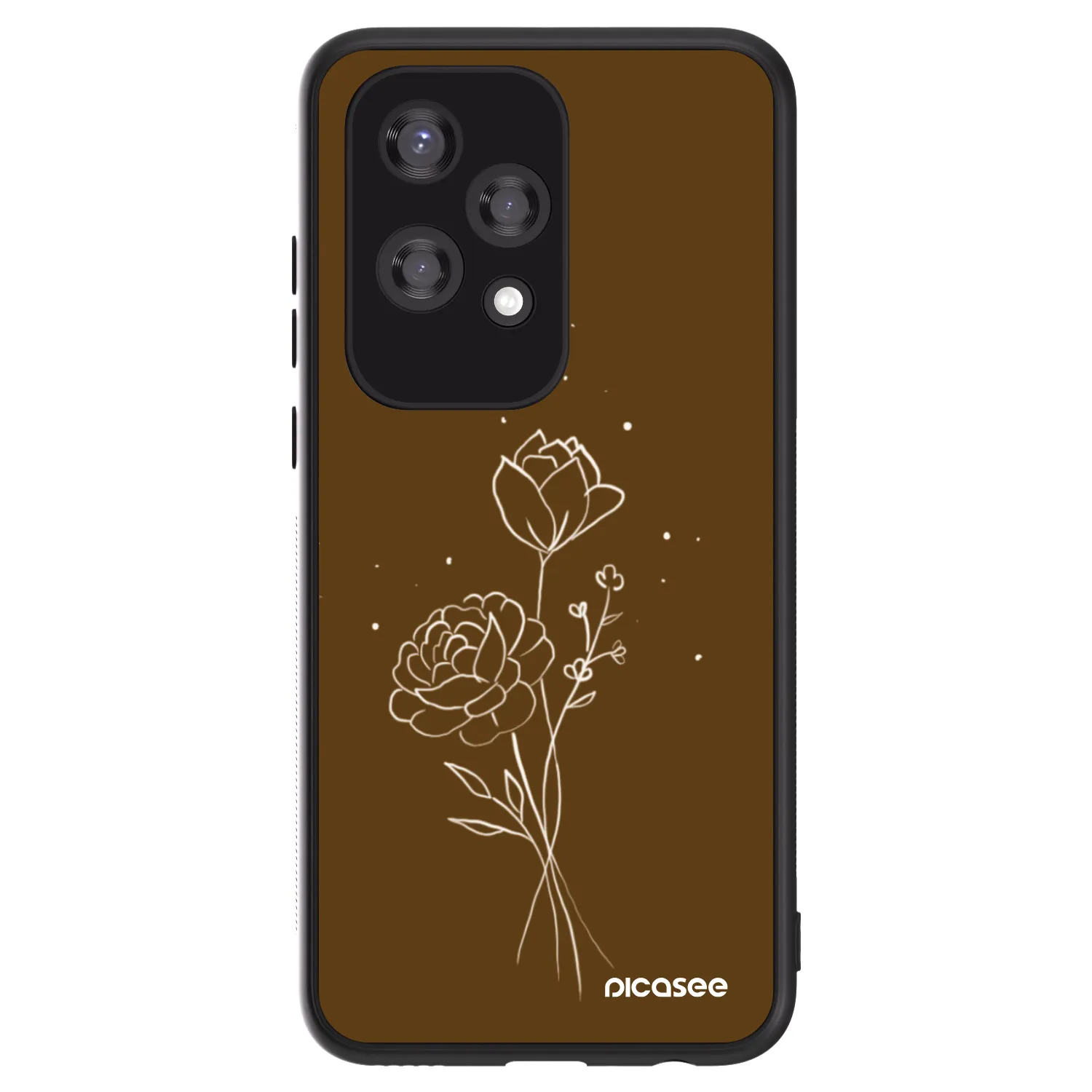 Picasee ULTIMATE CASE za Honor 200 Lite - Brown flowers