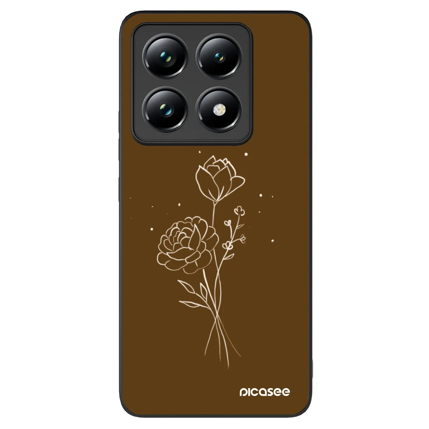 Picasee ULTIMATE CASE za Xiaomi 14T Pro - Brown flowers