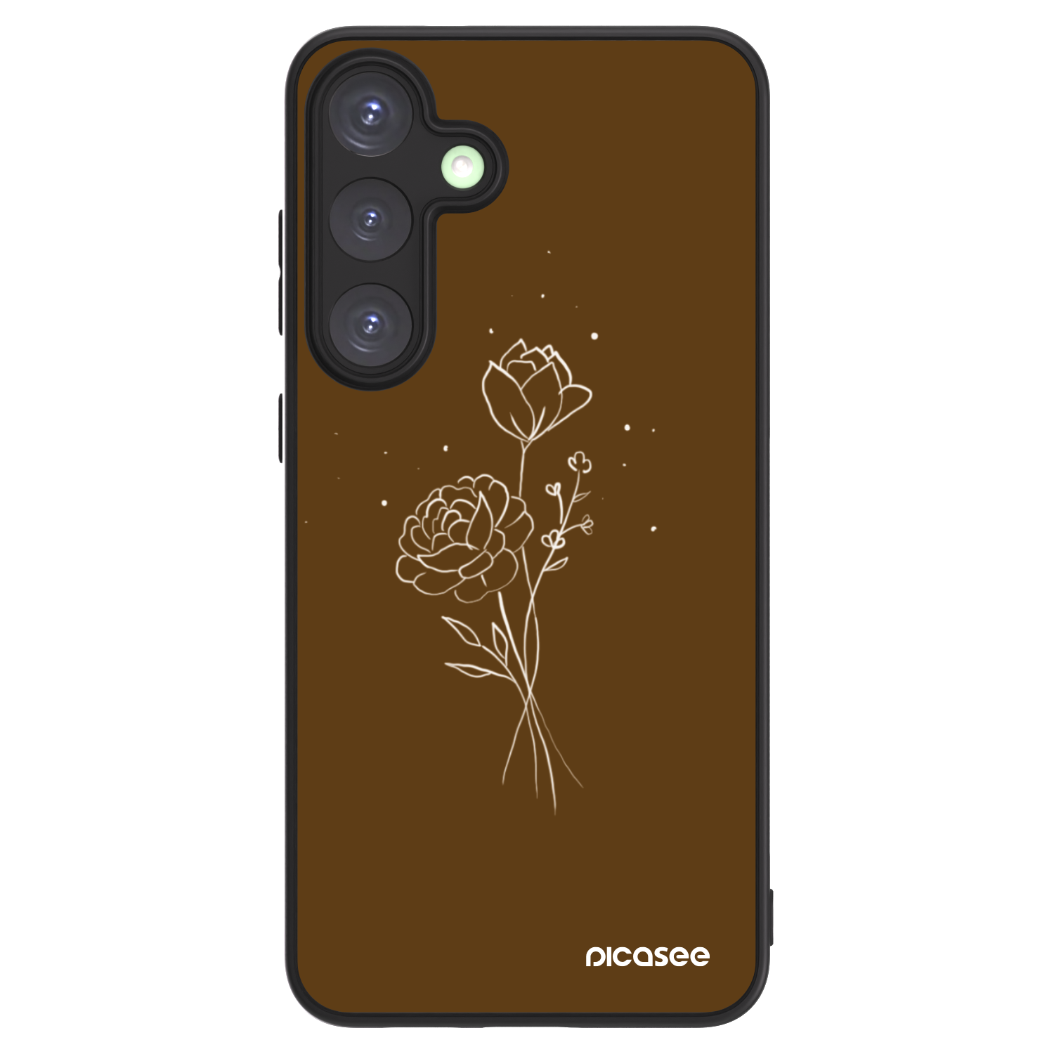 Picasee ULTIMATE CASE za Samsung Galaxy S25+ 5G - Brown flowers