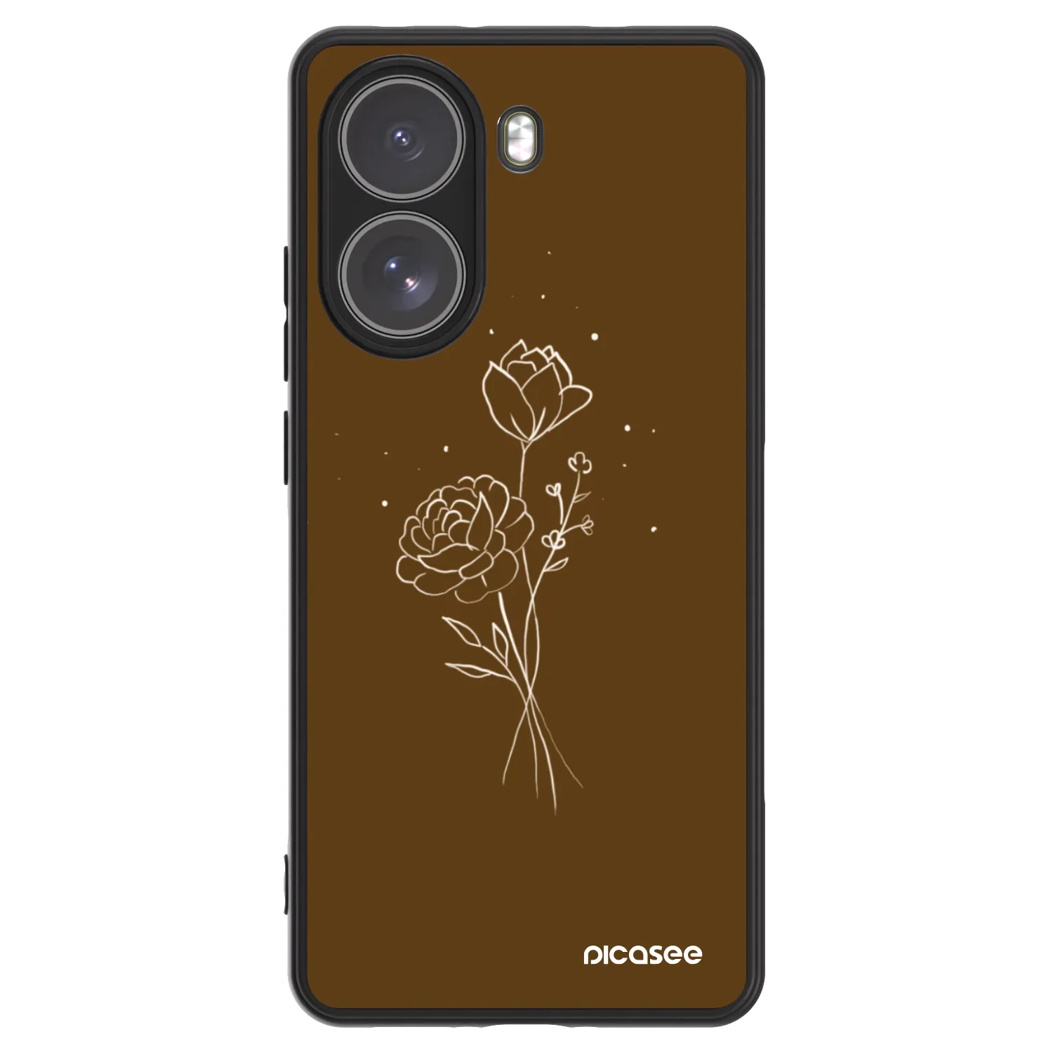 Picasee ULTIMATE CASE za Xiaomi Poco X7 Pro 5G - Brown flowers