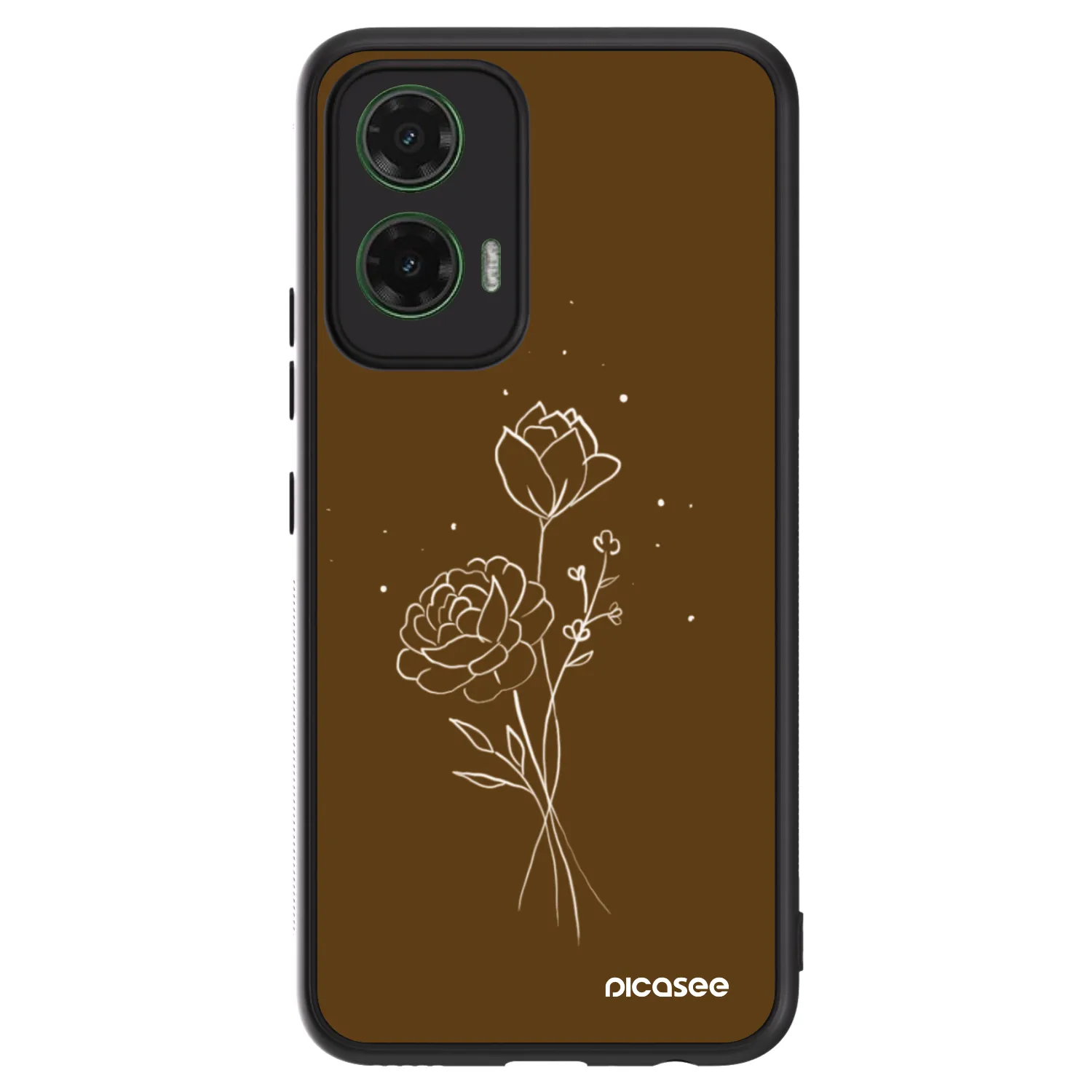 Picasee ULTIMATE CASE za Motorola Moto G35 5G - Brown flowers