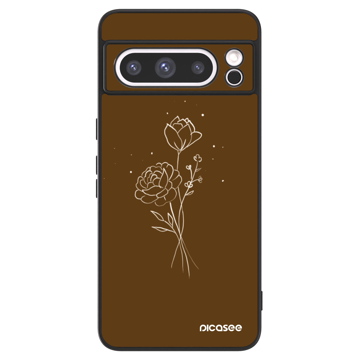 Picasee ULTIMATE CASE za Google Pixel 8 Pro - Brown flowers