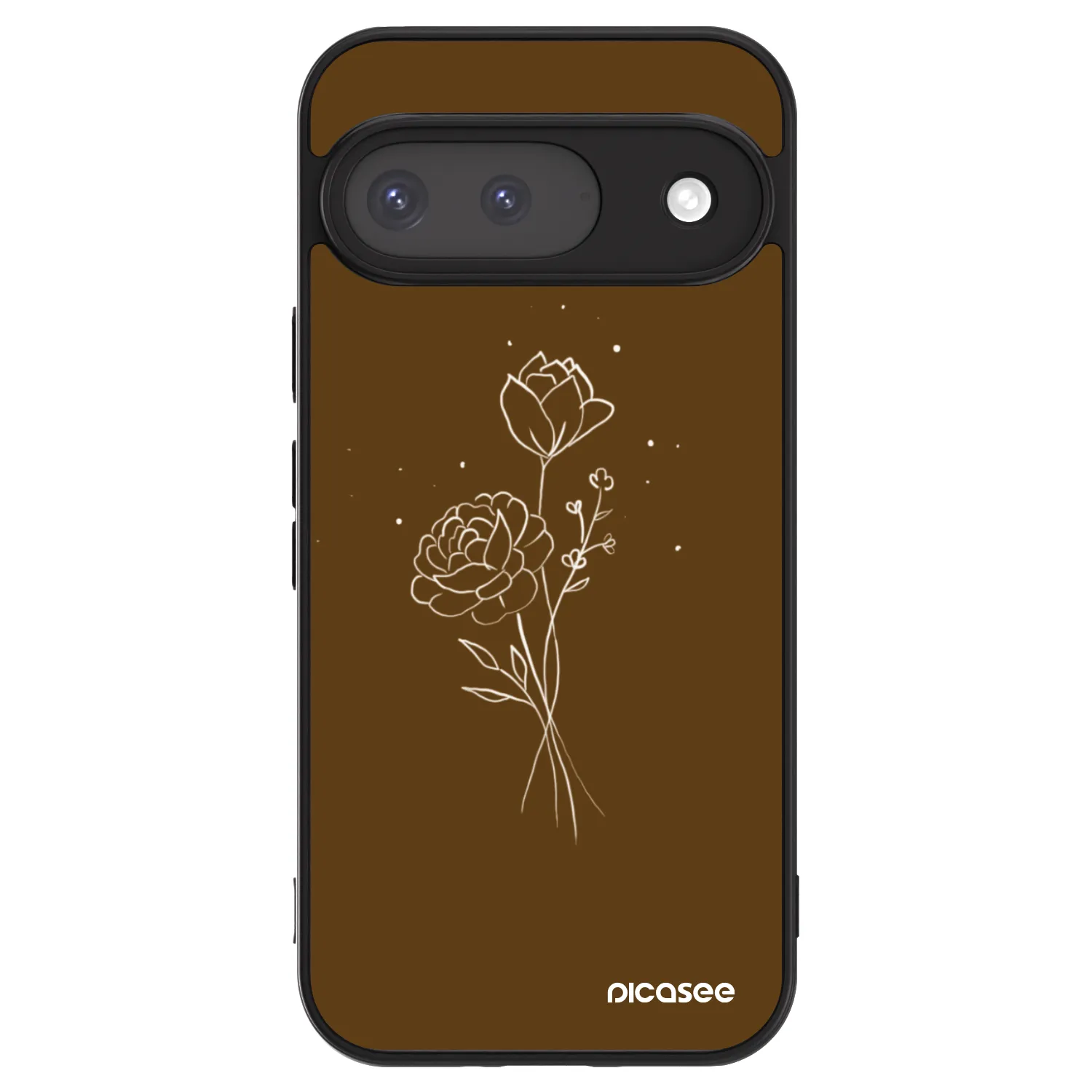 Picasee ULTIMATE CASE za Google Pixel 9 - Brown flowers