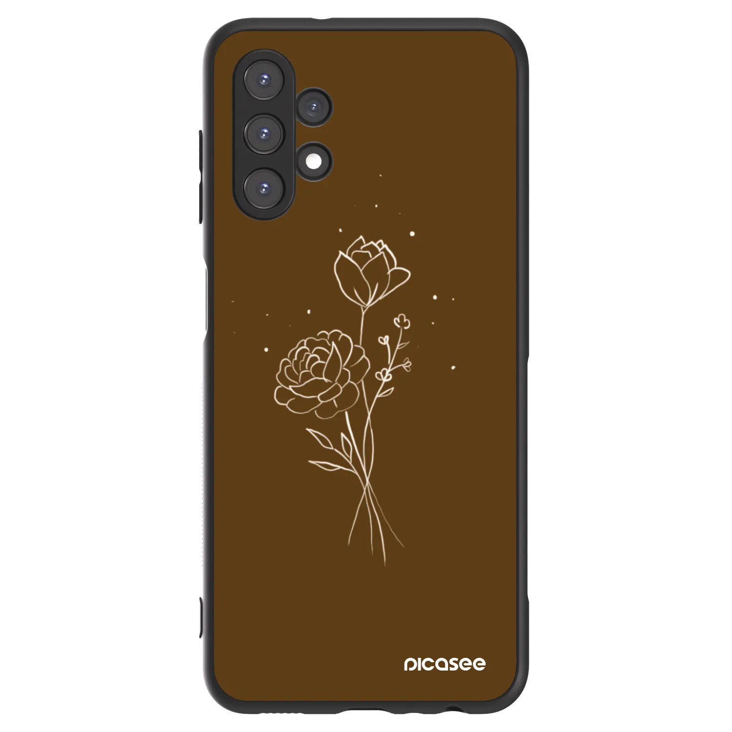 Picasee ULTIMATE CASE za Samsung Galaxy A13 5G - Brown flowers