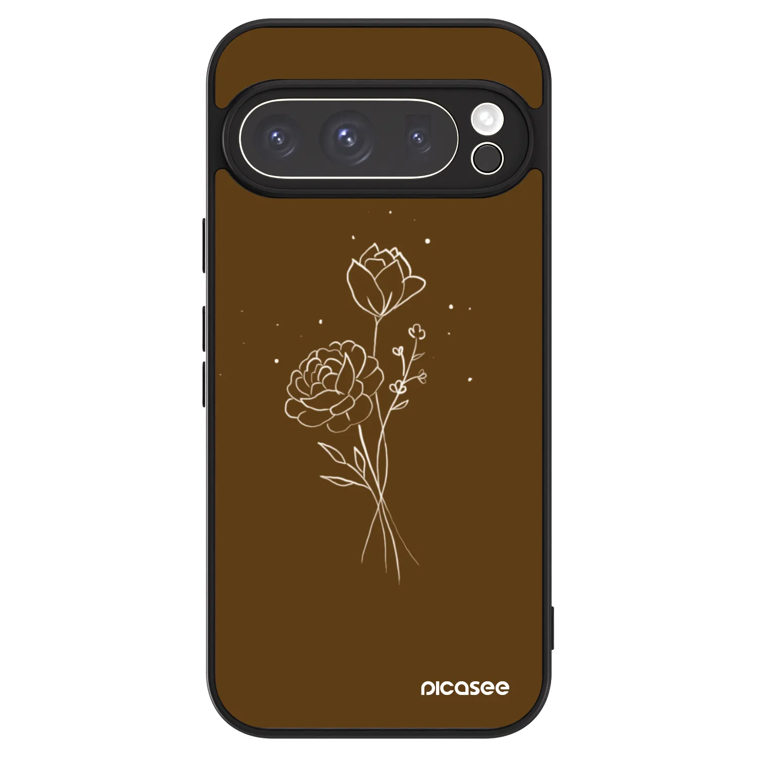 Picasee ULTIMATE CASE za Google Pixel 9 Pro XL - Brown flowers